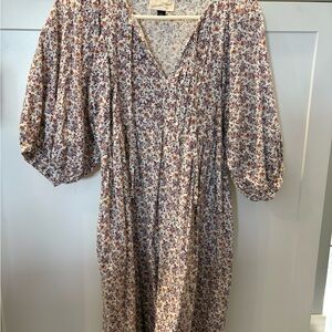 Universal Thread Multicolor Floral Long Sleeve Dress